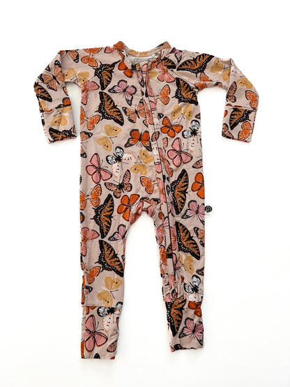 BUTTERFLY | ZIP ROMPER