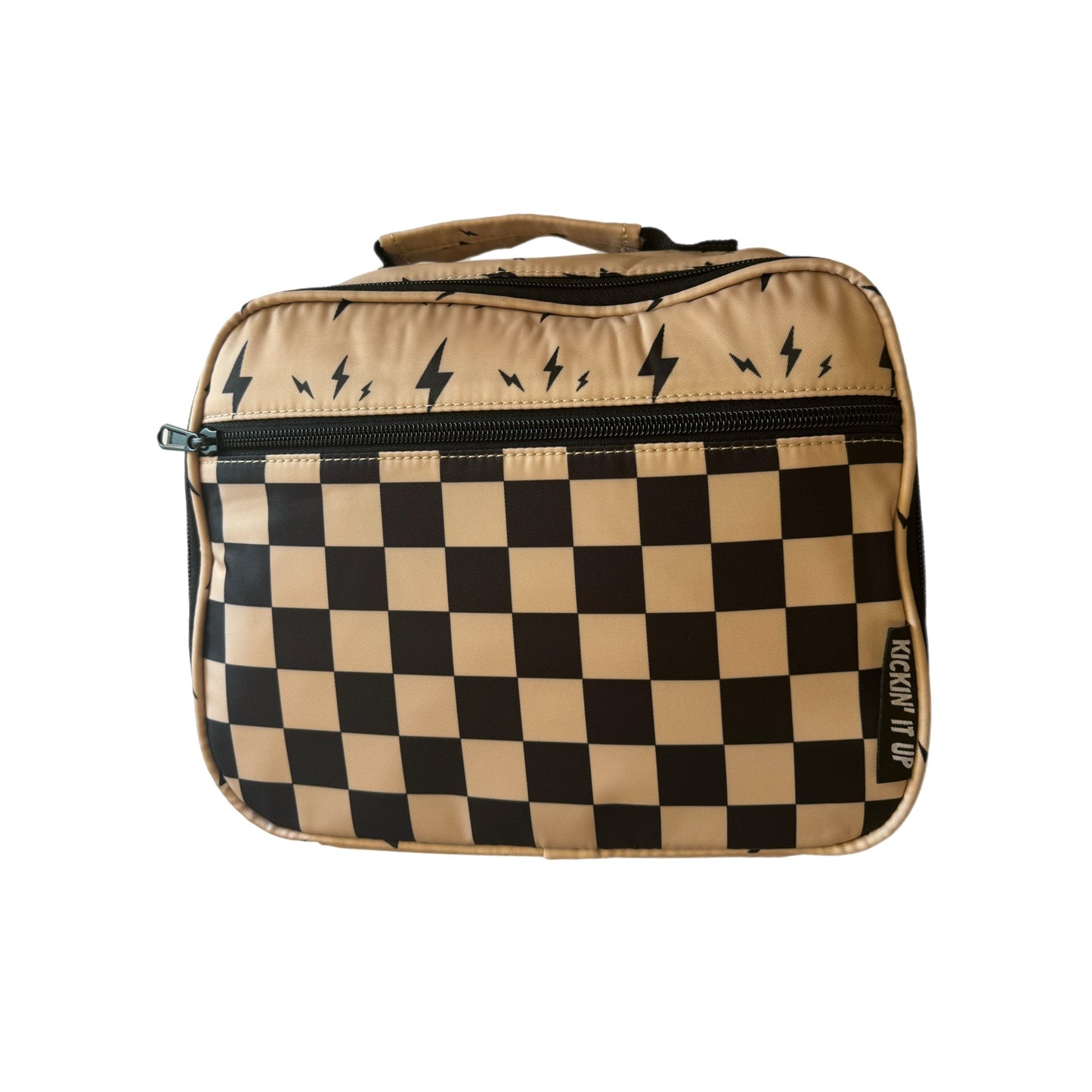 Beige Bolt Lunch Box