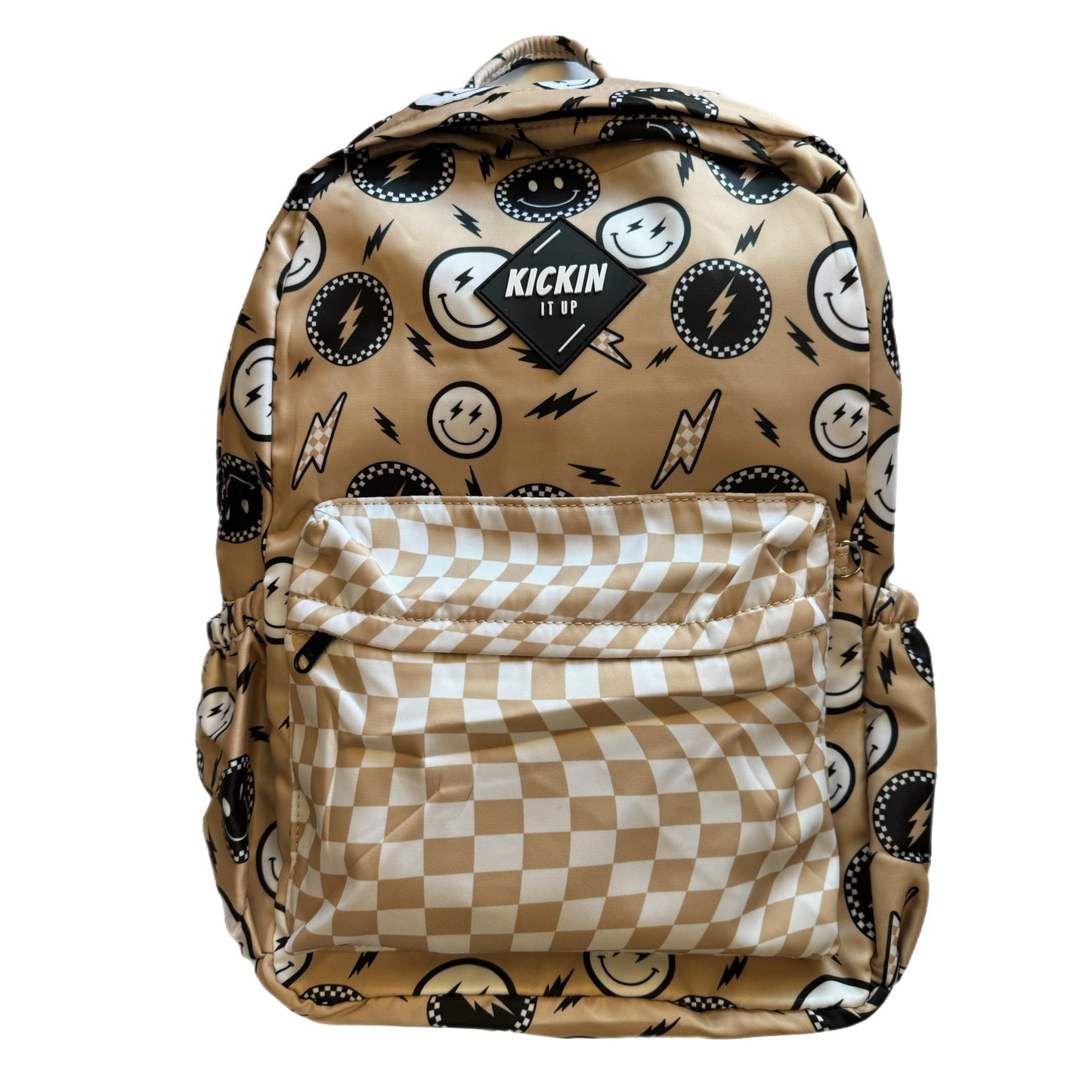 Beige Rad Vibes Full Size Backpack