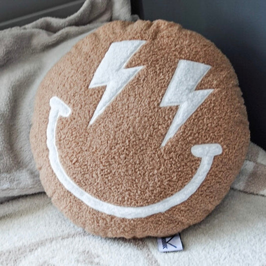 Tan Smiley Plush